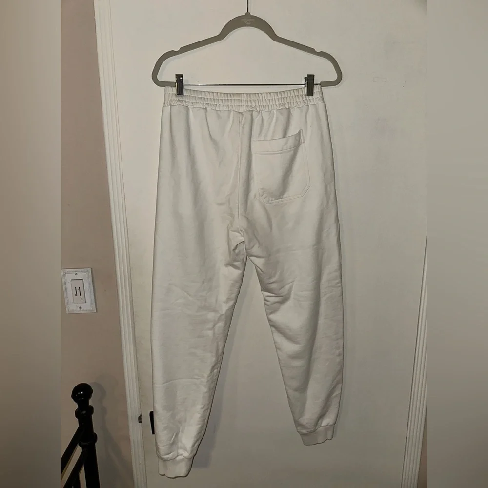 Helmut Lang White logo-print track pants for Men Size Medium - Picture 10 of 10